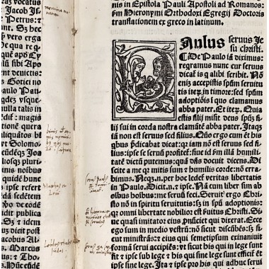 Origène 1512 Annotations Annotated Copy